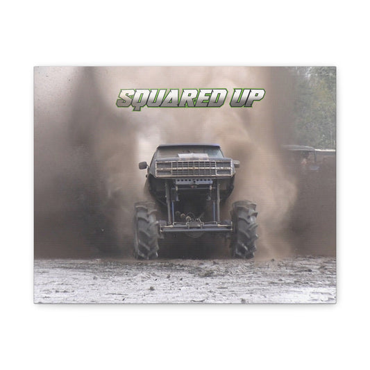Squared Up Mega Truck Matte Canvas Print — Stretched 1.25"