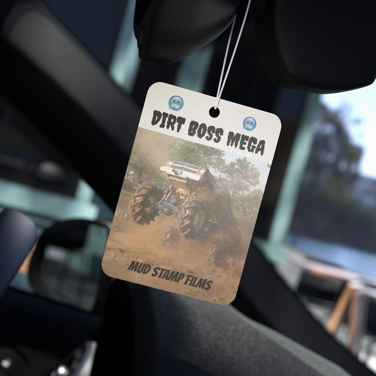 Car Air Freshener - Chevy Trucks Dirt Boss Mega Mud Truck Scented