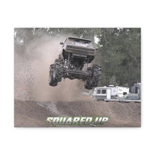 Squared Up Mega Truck Matte Canvas Print — Stretched 1.25"