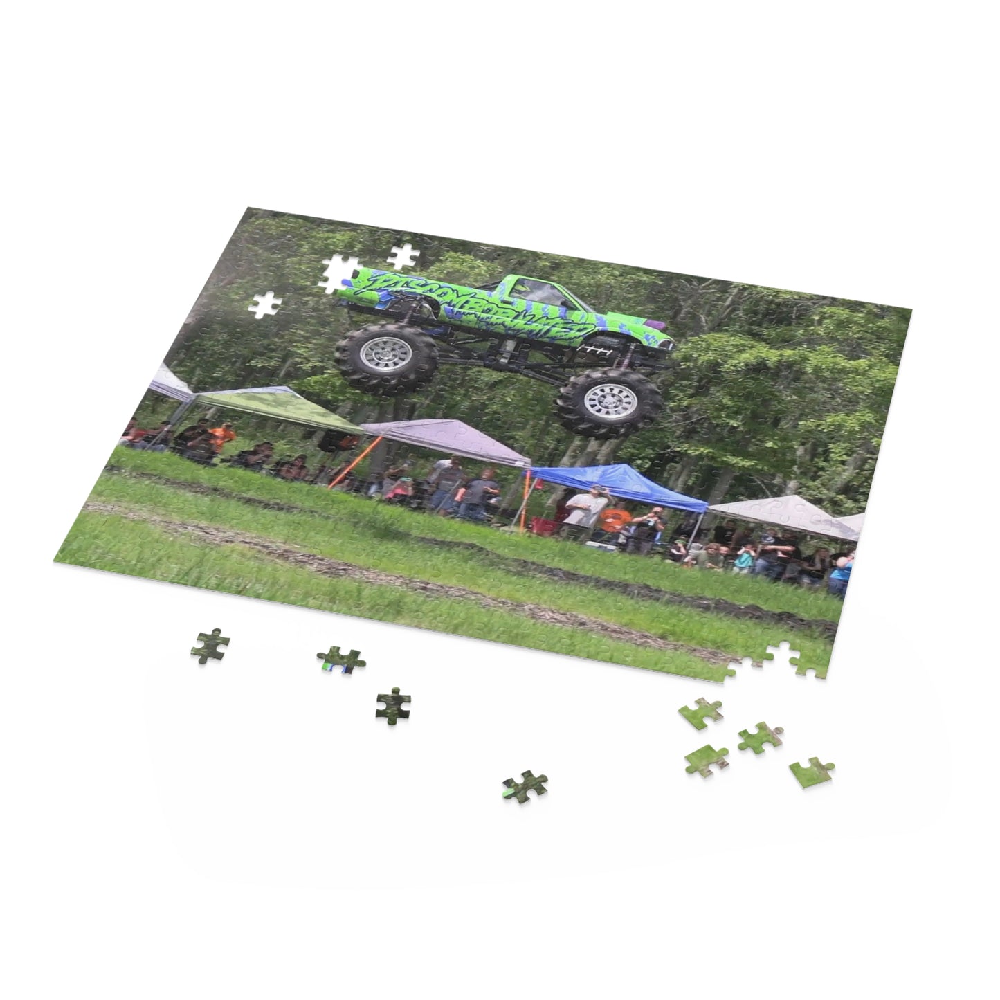 Discombobulated Mega Truck Puzzle - 120/252/500 Pieces | Thrilling Off-Road Adventure
