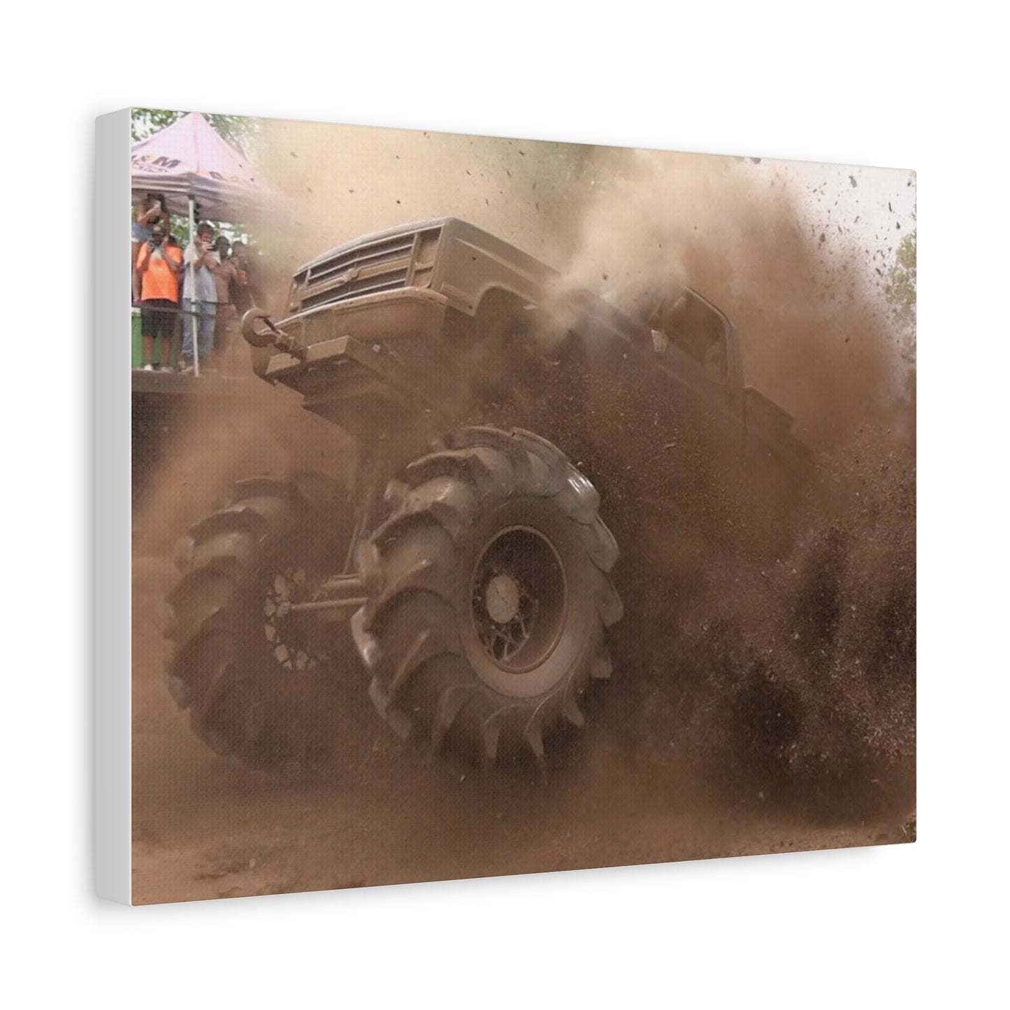 Dirt Boss Mega Mud Run Canvas Print – Stretched Matte Wall Art
