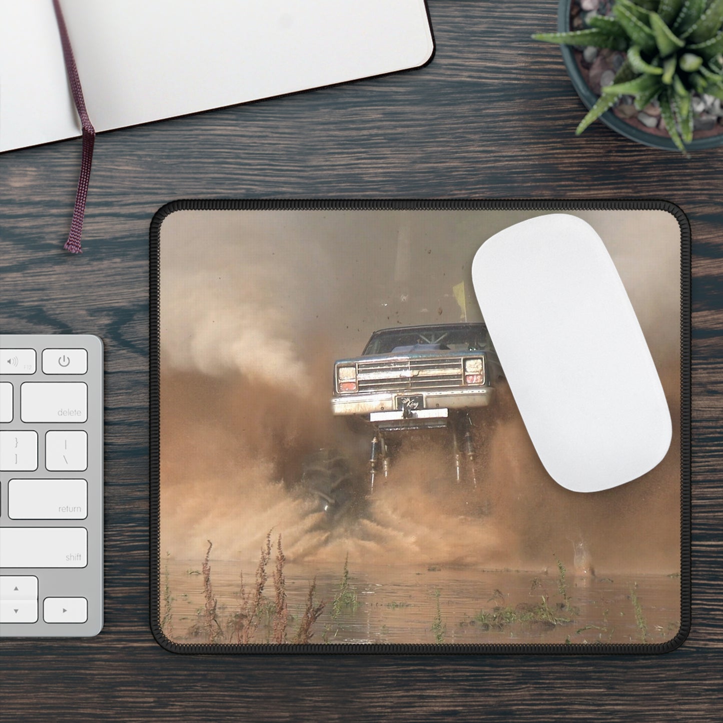 Off-Road Adventure Gaming Mouse Pad - Dirt Boss w edges