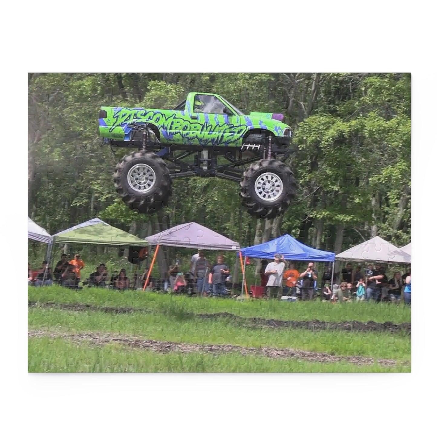 Discombobulated Mega Truck Puzzle - 120/252/500 Pieces | Thrilling Off-Road Adventure