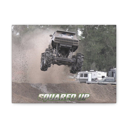 Squared Up Mega Truck Matte Canvas Print — Stretched 1.25"