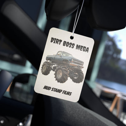 Car Air Freshener - Chevy Trucks Dirt Boss Mega Mud Truck Scented