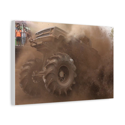 Dirt Boss Mega Mud Run Canvas Print – Stretched Matte Wall Art