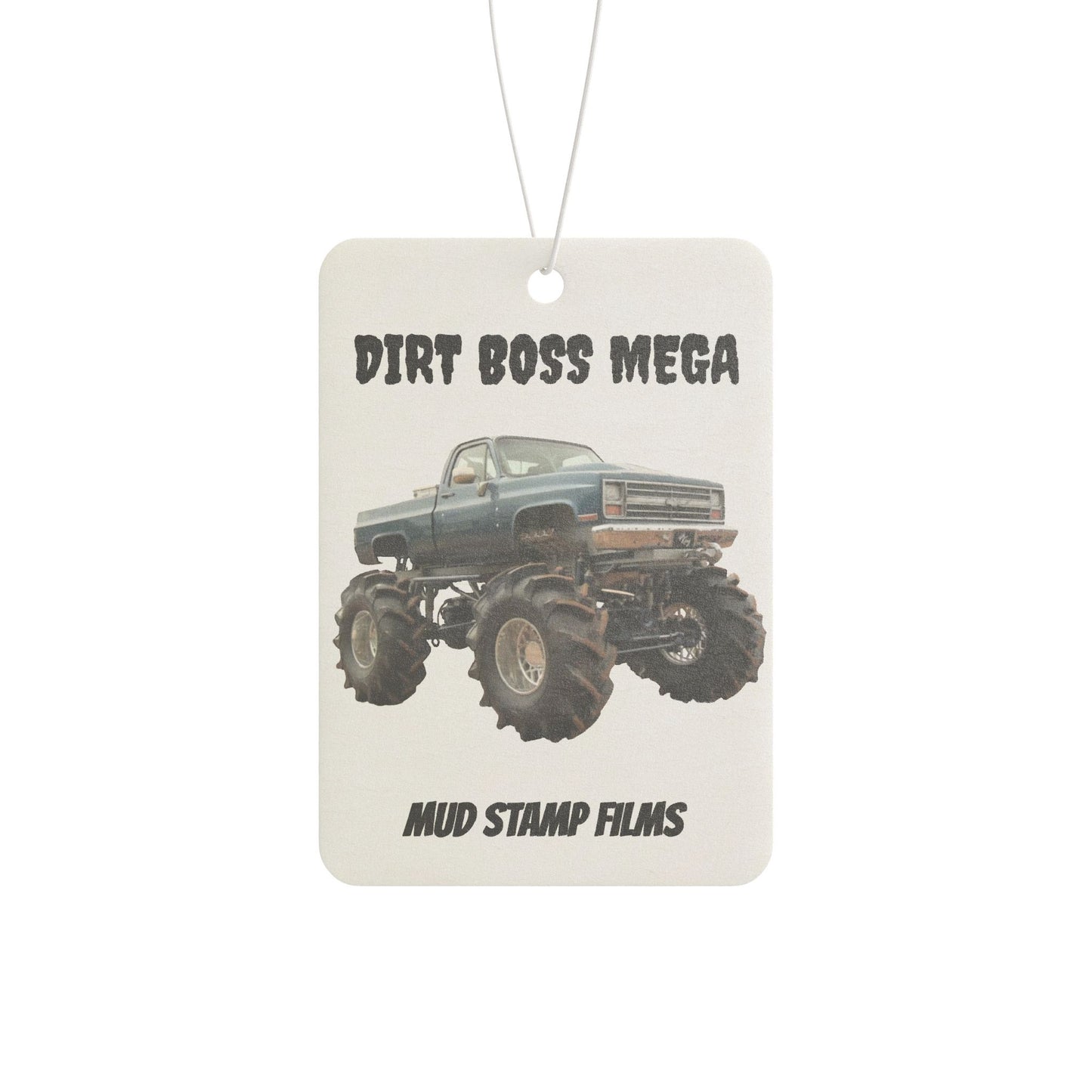 Car Air Freshener - Chevy Trucks Dirt Boss Mega Mud Truck Scented