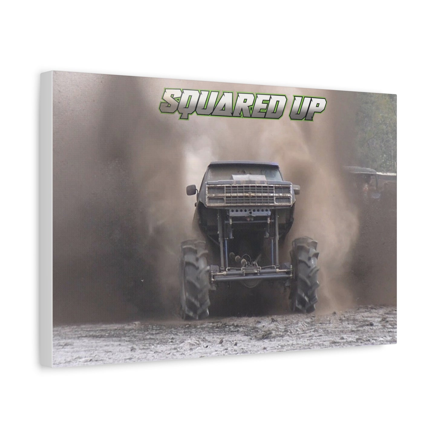 Squared Up Mega Truck Matte Canvas Print — Stretched 1.25"