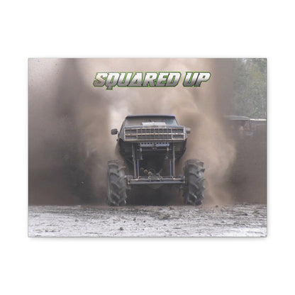 Squared Up Mega Truck Matte Canvas Print — Stretched 1.25"