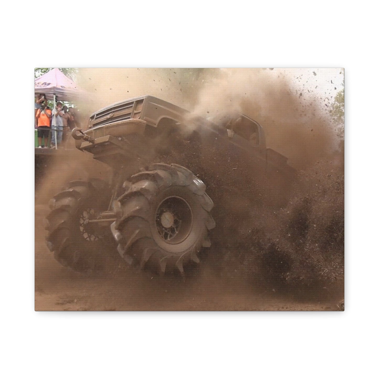 Dirt Boss Mega Mud Run Canvas Print – Stretched Matte Wall Art