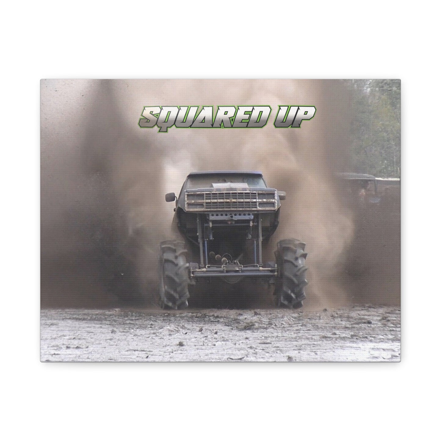 Squared Up Mega Truck Matte Canvas Print — Stretched 1.25"