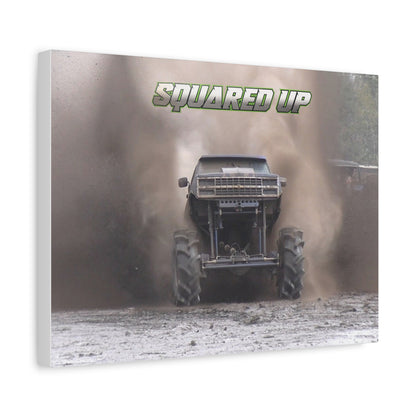 Squared Up Mega Truck Matte Canvas Print — Stretched 1.25"