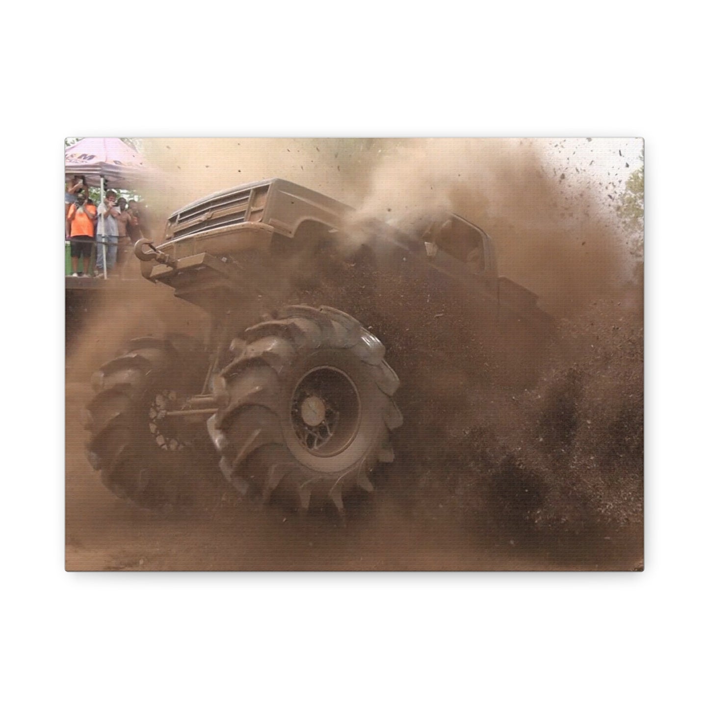 Dirt Boss Mega Mud Run Canvas Print – Stretched Matte Wall Art
