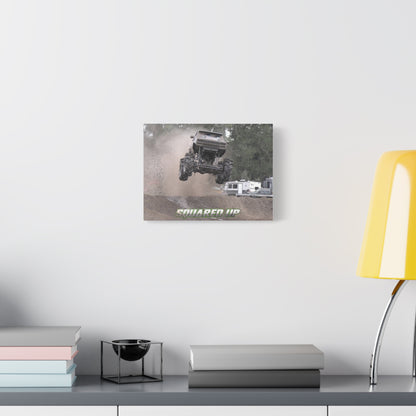 Squared Up Mega Truck Matte Canvas Print — Stretched 1.25"