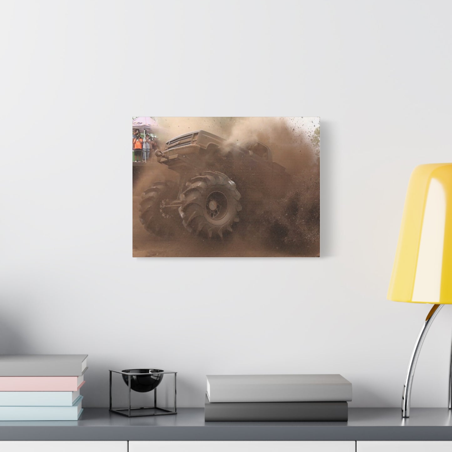 Dirt Boss Mega Mud Run Canvas Print – Stretched Matte Wall Art