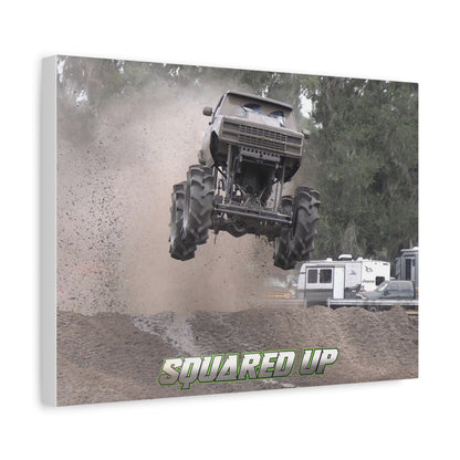 Squared Up Mega Truck Matte Canvas Print — Stretched 1.25"