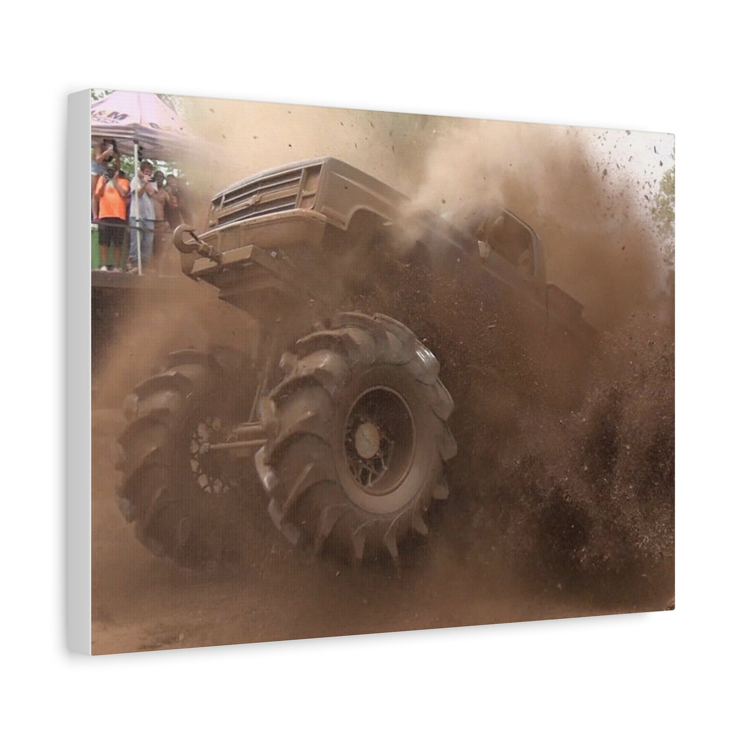 Dirt Boss Mega Mud Run Canvas Print – Stretched Matte Wall Art