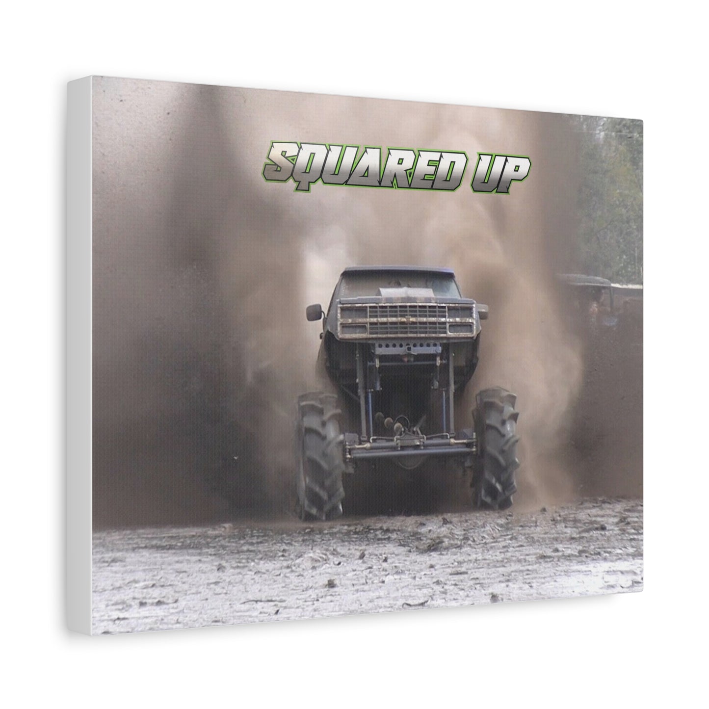 Squared Up Mega Truck Matte Canvas Print — Stretched 1.25"