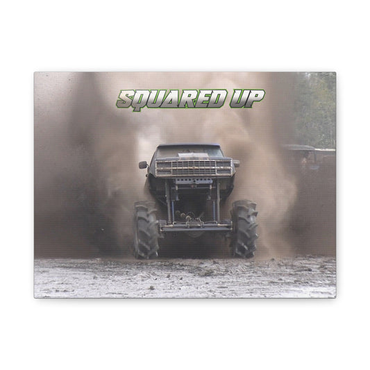 Squared Up Mega Truck Matte Canvas Print — Stretched 1.25"