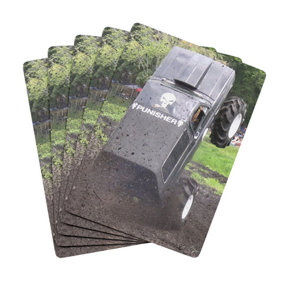 Custom Poker Playing Cards - Stylish Punisher Design, Perfect for Game Night