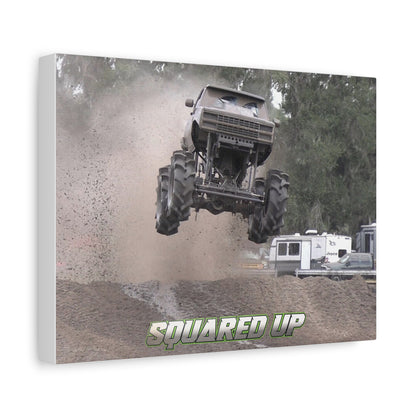 Squared Up Mega Truck Matte Canvas Print — Stretched 1.25"