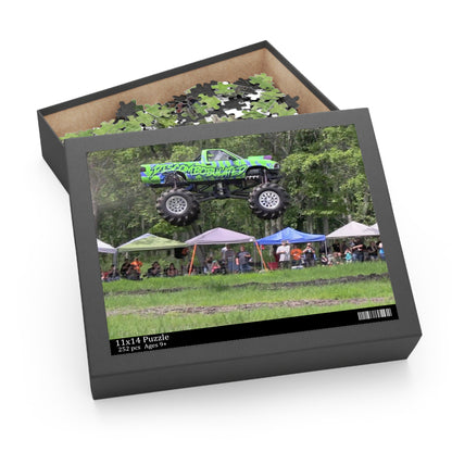 Discombobulated Mega Truck Puzzle - 120/252/500 Pieces | Thrilling Off-Road Adventure