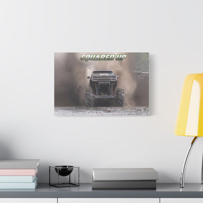 Squared Up Mega Truck Matte Canvas Print — Stretched 1.25"
