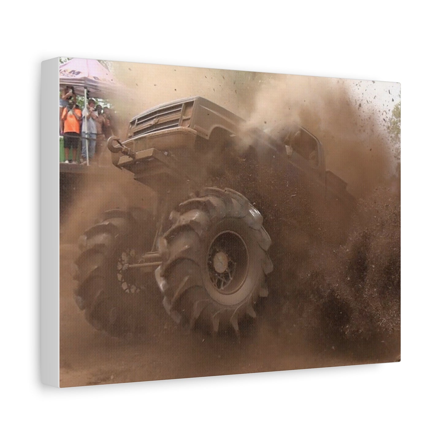 Dirt Boss Mega Mud Run Canvas Print – Stretched Matte Wall Art